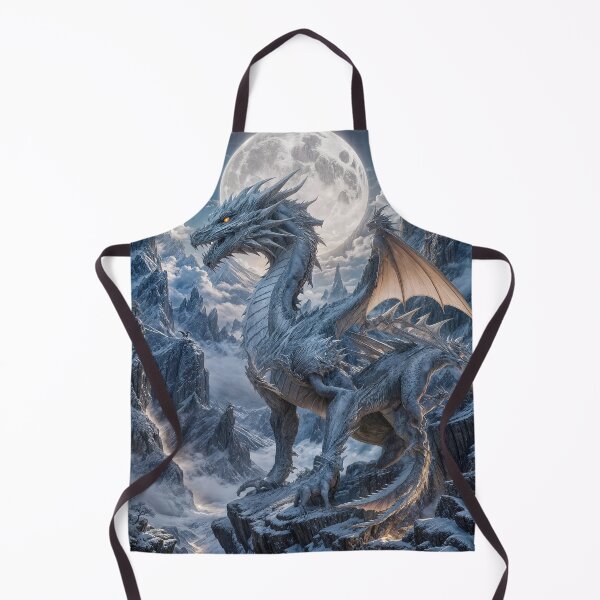 Item preview, silver dragon in the moonlight designed and sold by TheDrunk.