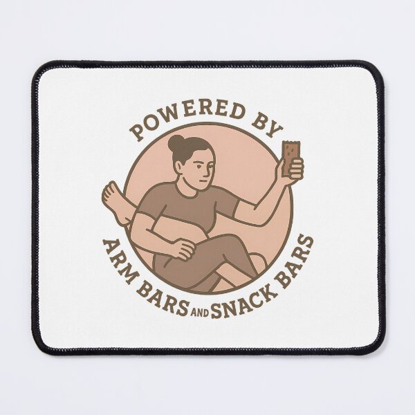 Item preview, Powered by Arm Bars and Snack Bars BJJ Mom Club Graphic designed and sold by deathbygrapplin.
