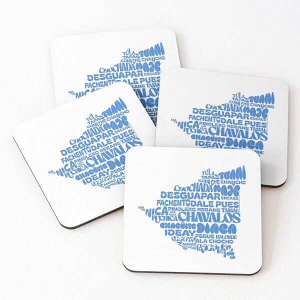 Item preview, Map Of Nicaragua With Nicaraguan Words designed and sold by Claustronautas.