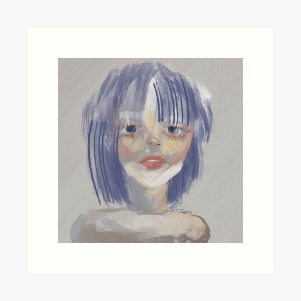 Item preview, girl with the painted face designed and sold by MochiMelon.