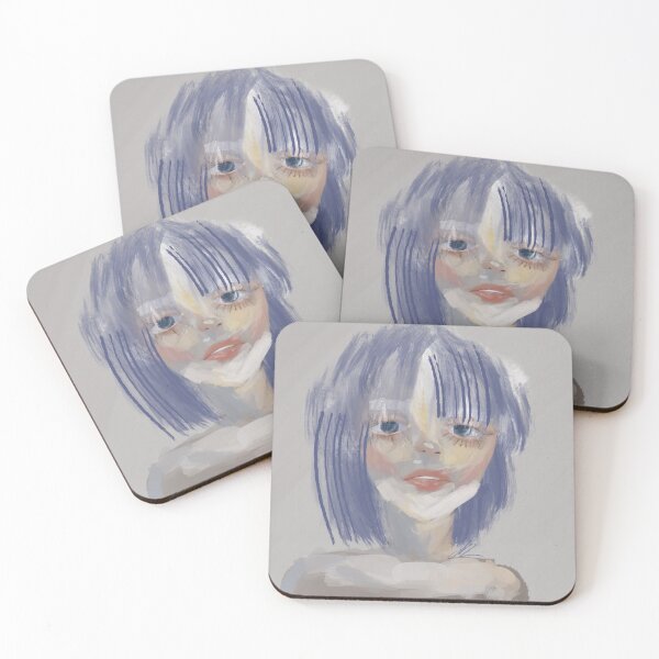 Item preview, girl with the painted face designed and sold by MochiMelon.