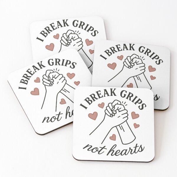 Item preview, I Break Grips Not Hearts BJJ Mom Shirts - Jiu Jitsu Mother's Day Gift designed and sold by deathbygrapplin.