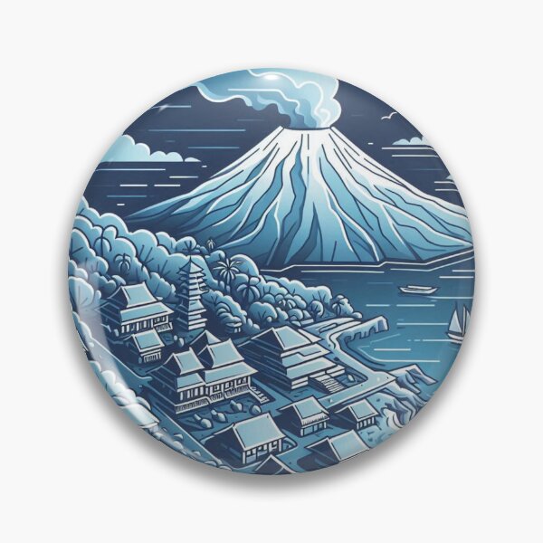 Item preview, 3D Vector View of Banyuwangi City from Above – Futuristic AI Art Design for Urban Lovers and Travel-Inspired Fashion designed and sold by knalpot-design.