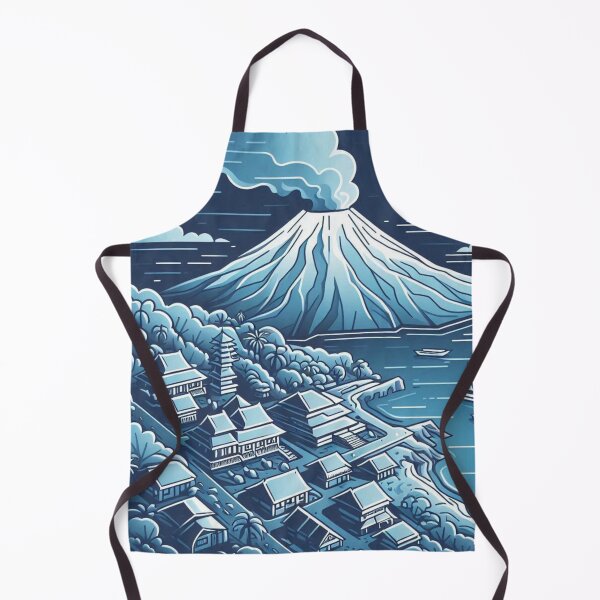 Item preview, 3D Vector View of Banyuwangi City from Above – Futuristic AI Art Design for Urban Lovers and Travel-Inspired Fashion designed and sold by knalpot-design.