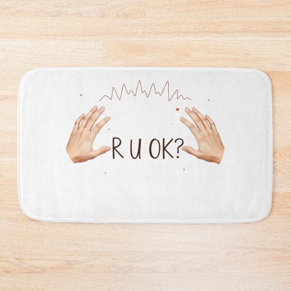 Item preview, R U OK? Mental Health Awareness designed and sold by latelierdechris.
