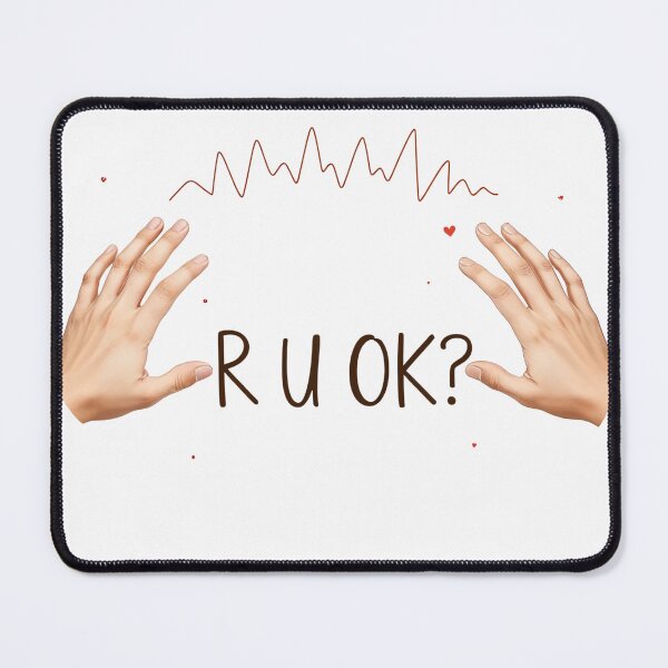 Item preview, R U OK? Mental Health Awareness designed and sold by latelierdechris.