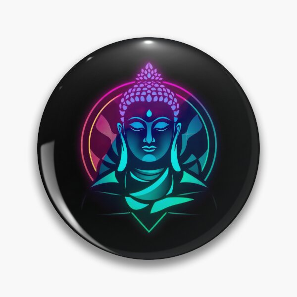 Item preview, Lord Budha in florescent shapes designed and sold by UmagineArts.