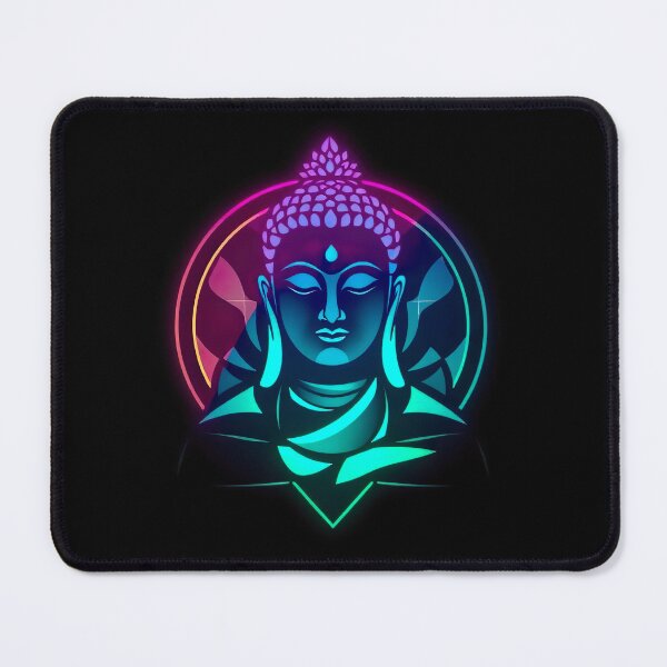Item preview, Lord Budha in florescent shapes designed and sold by UmagineArts.
