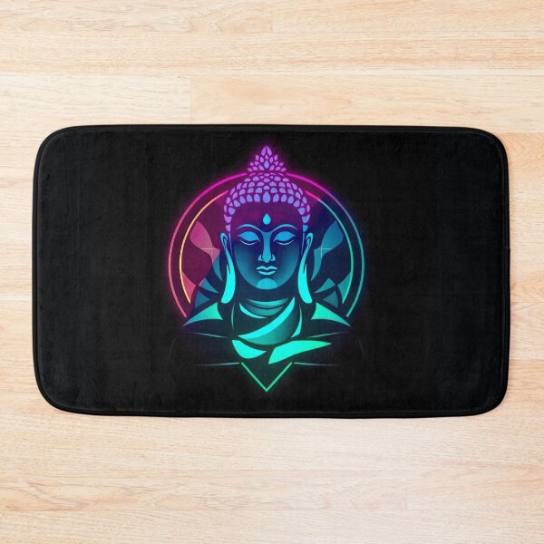 Item preview, Lord Budha in florescent shapes designed and sold by UmagineArts.