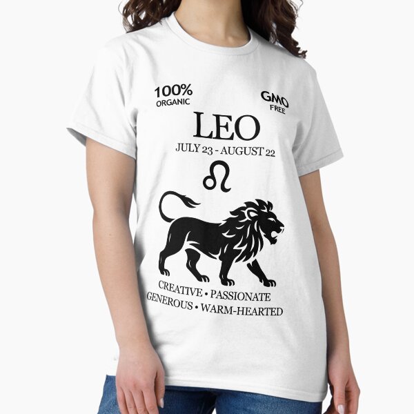 Artikel-Vorschau von Löwe Sternzeichen Shirt – Majestätisches Horoskop Design für Juli & August Geburtstage (Schwarz), designt und verkauft von Artistic-Apex.