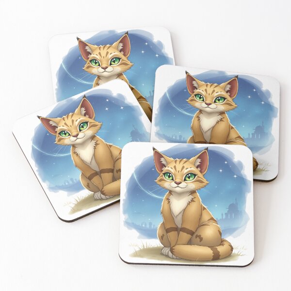 Item preview, Loth-Cat Under Starry Sky designed and sold by latelierdechris.