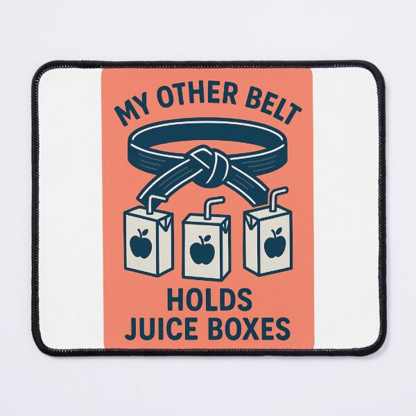 Item preview, My Other Belt Holds Juice Boxes - Funny BJJ Mom Shirts designed and sold by deathbygrapplin.