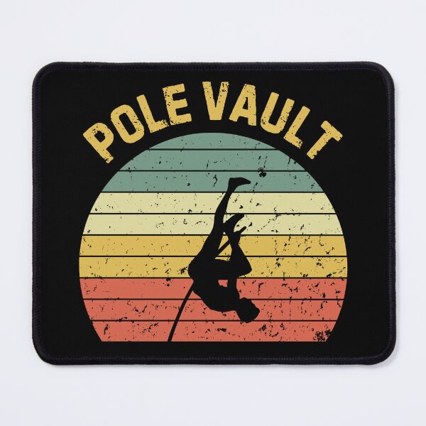 Item preview, Pole Vault Retro Sunset Pole Vaulter Silhouette designed and sold by StrideSuccess.