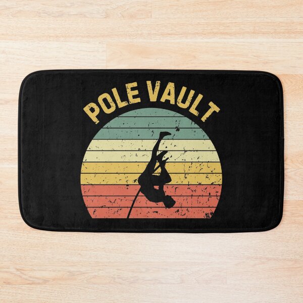 Item preview, Pole Vault Retro Sunset Pole Vaulter Silhouette designed and sold by StrideSuccess.