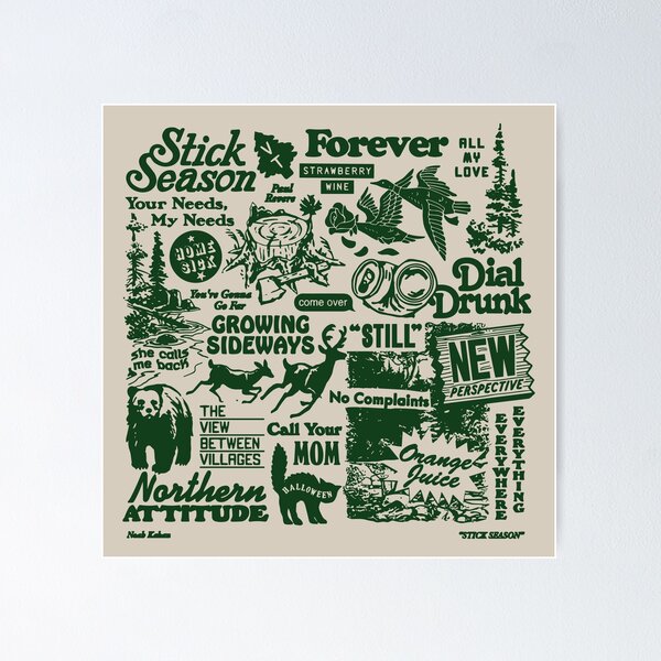 Item preview, Stick Season Forever designed and sold by Seamusomoore.