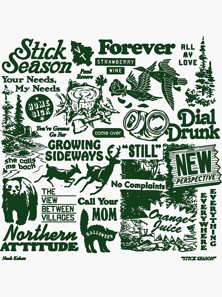 Stick Season Forever Art Print