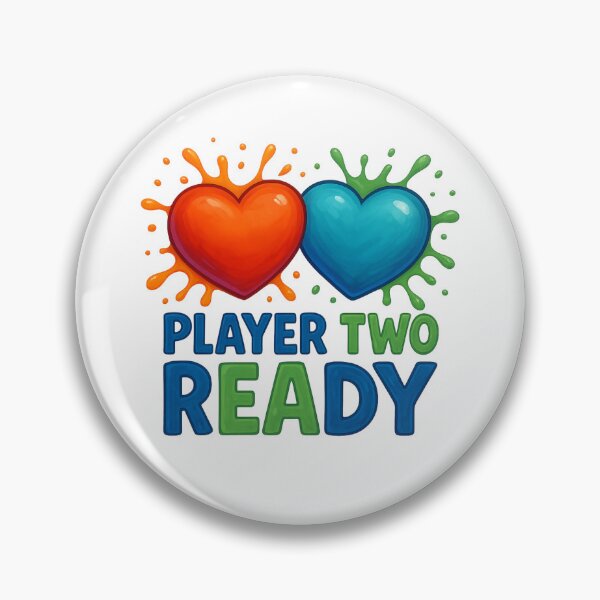 Artikelvorschau, Player Two Ready – Liebe im Koop-Modus entworfen und verkauft von LevelUpDark.