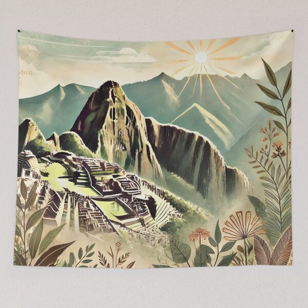 Item preview, Patterns - World Landmarks Machu Picchu designed and sold by BreezyDawnDesigns.