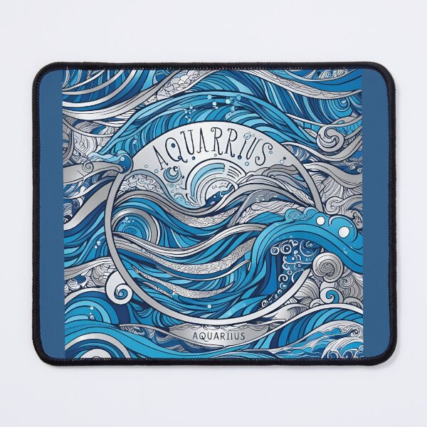 Item preview, Zodiacal Pattern - Aquarius designed and sold by PatronesKawai.