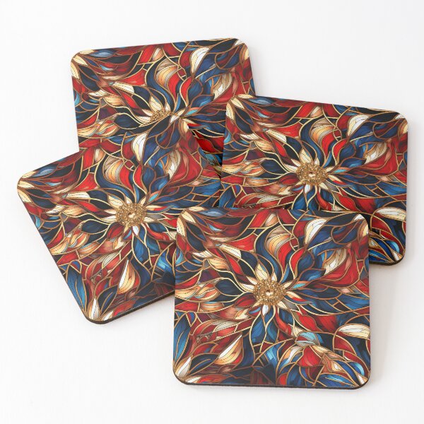 Item preview, Energetic Abstract Blooms designed and sold by mittie101.