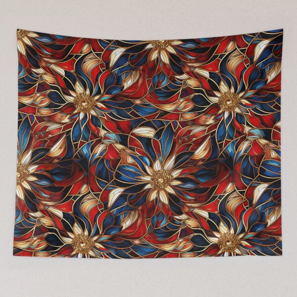 Item preview, Energetic Abstract Blooms designed and sold by mittie101.