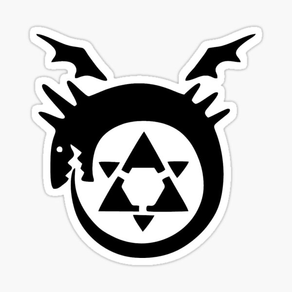 Sticker Fullmetal Alchemist Homunculus Redbubble