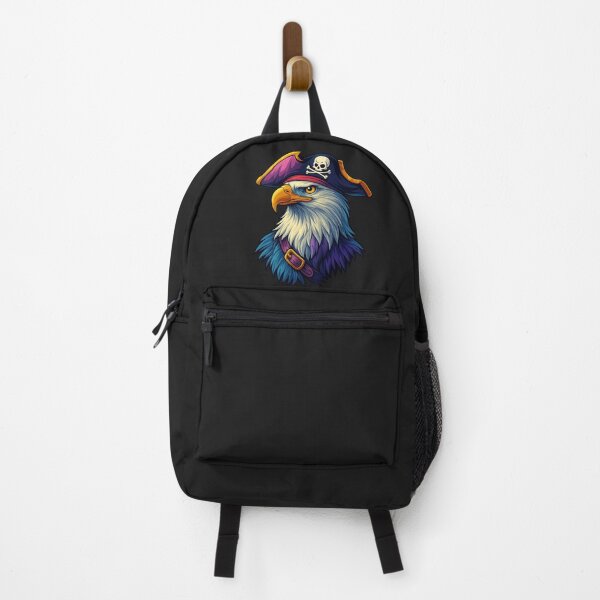 Item preview, Pirate Eagle Portrait – Swashbuckling Bird Digital Illustration designed and sold by The Art Morpher.