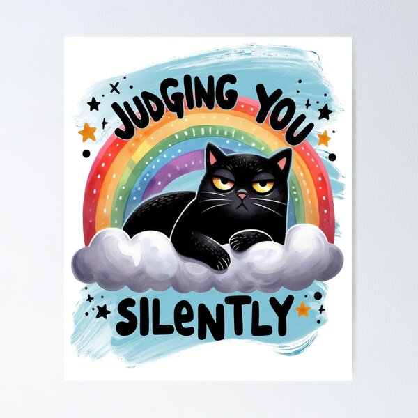 Item preview, Judging You Silently designed and sold by Eclectic Monkey.