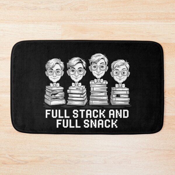 Item preview, Full Stack and Full Snack Funny Programmer Geek Humor designed and sold by Taans-Creation.