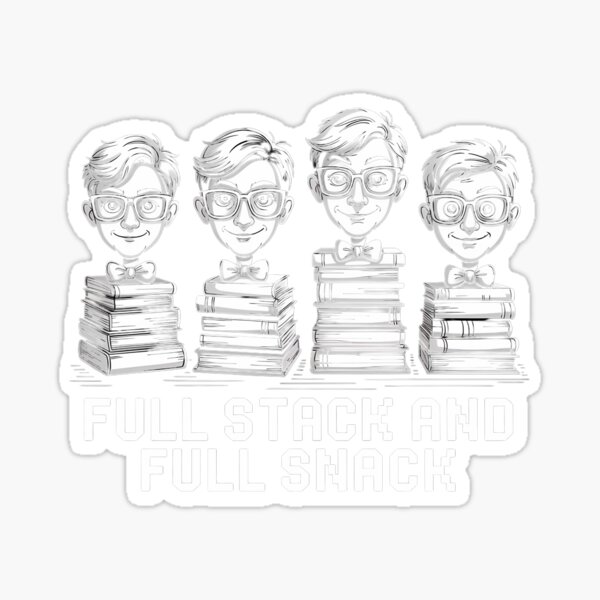Artikel-Vorschau von Voller Stapel und voller Snack Lustiger Programmierer Geek Humor, designt und verkauft von Taans-Creation.