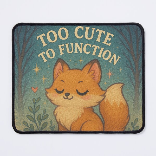 Item preview, Too Cute Fox designed and sold by WanderingGrove.