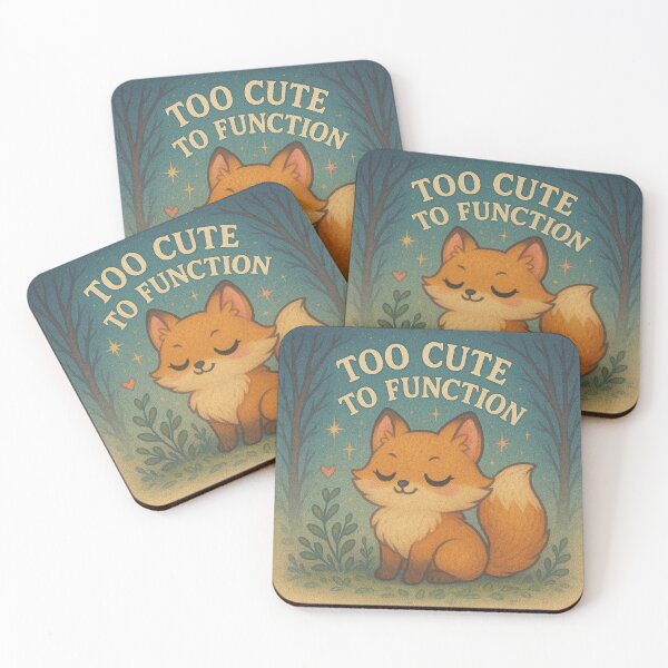 Item preview, Too Cute Fox designed and sold by WanderingGrove.