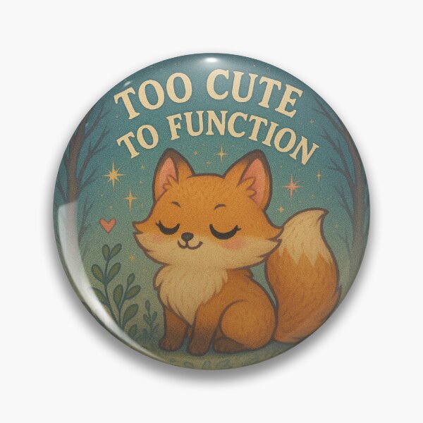 Item preview, Too Cute Fox designed and sold by WanderingGrove.