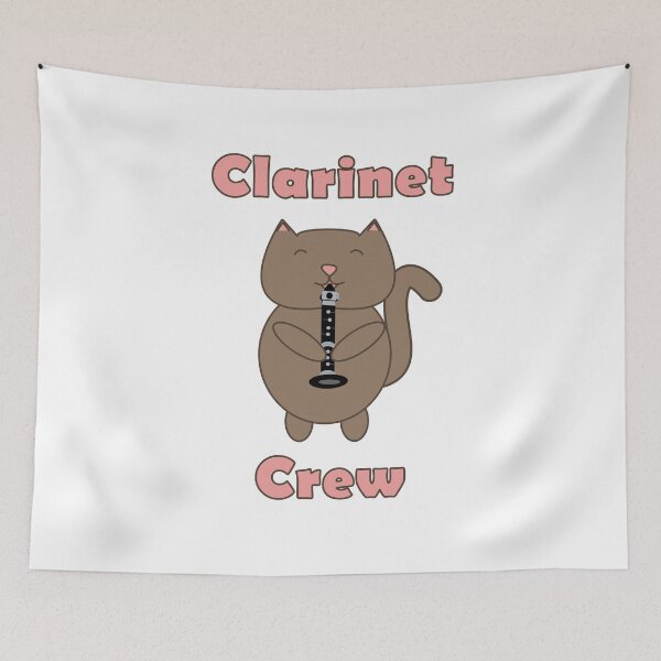 Item preview, Clarinet Crew Brown Cat Funny designed and sold by ValeriesGallery.