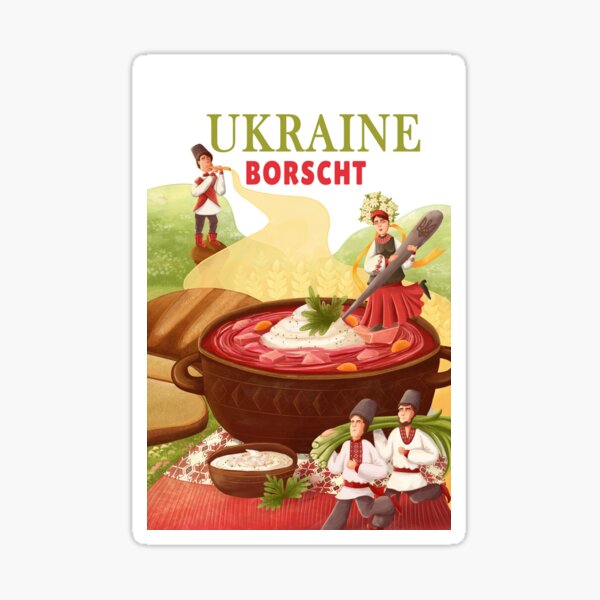 Item preview, Borscht - Ukrainian national food designed and sold by Lozovytska.