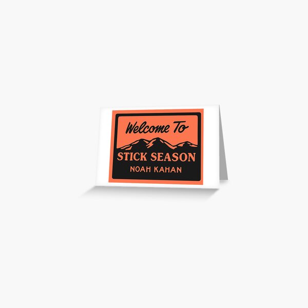 Aperçu de l'œuvre Bienvenue à Stick Season Black créée et vendue par Seamusomoore.