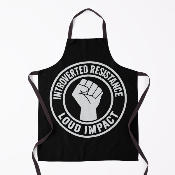 Item preview, Introvert Introverted But Will Fight Racists Loud Impact designed and sold by Amanda's Factory.
