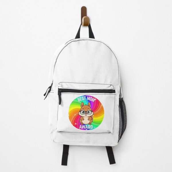 Item preview, "Best Mom" Nerdy-Squirrel Award - Rainbow Power designed and sold by RisenAgain - Quantum BrainGlitch | Designs.