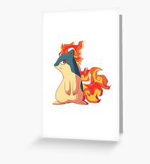 Quilava. Greeting Card