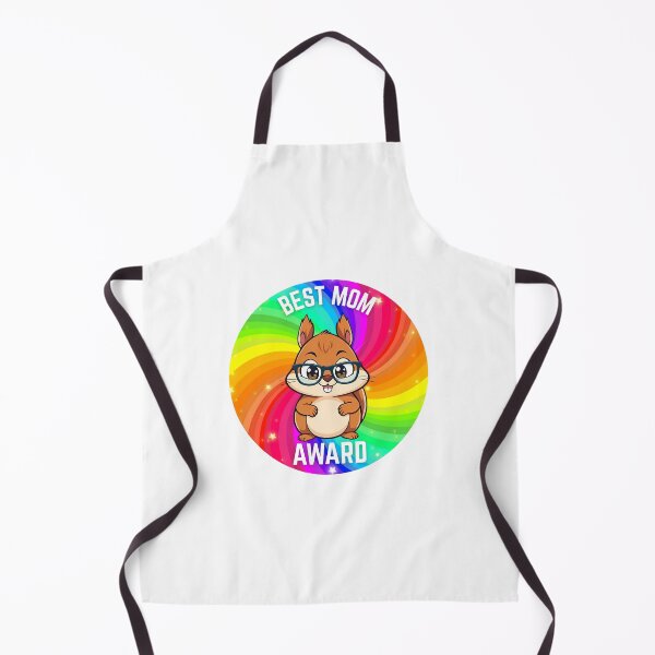 Item preview, "Best Mom" Nerdy-Squirrel Award - Rainbow Power designed and sold by RisenAgain - Quantum BrainGlitch | Designs.