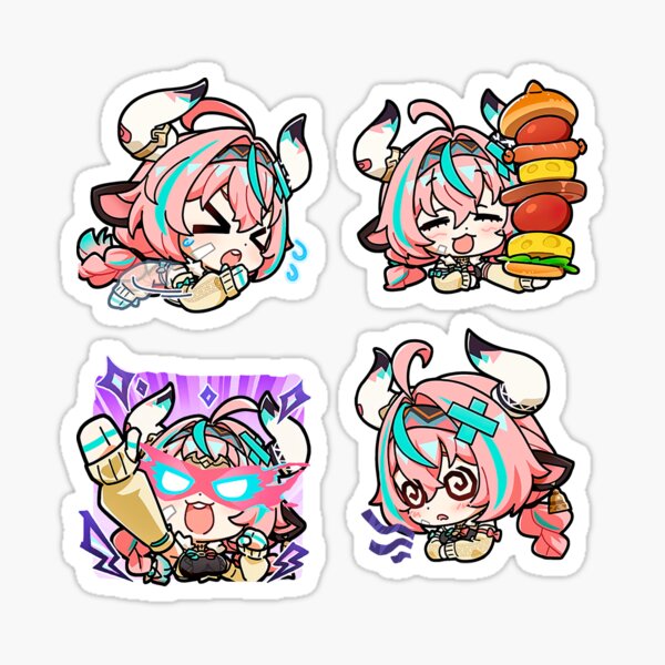 Item preview, Varesa Sticker Set Genshin Impact designed and sold by Astral Drop.