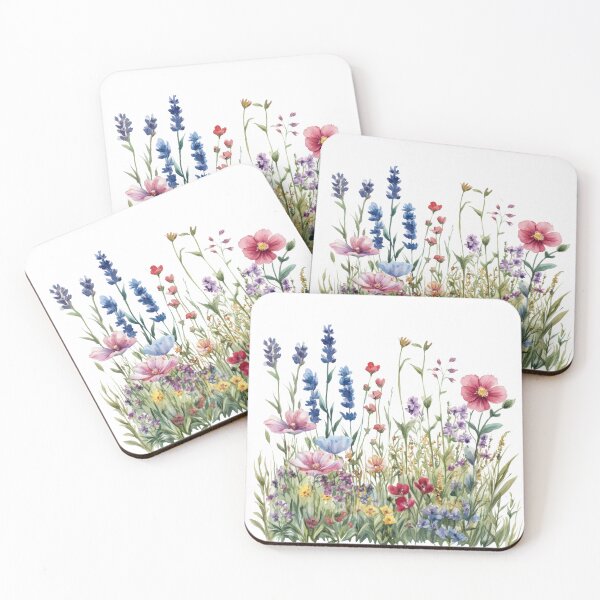 Item preview, Watercolor Wildflower Meadow – Cottagecore Floral Garden T-Shirt designed and sold by AchaRat.