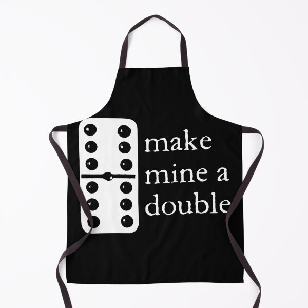 Item preview, Make mine a double (dominoes) designed and sold by bravoalpha.
