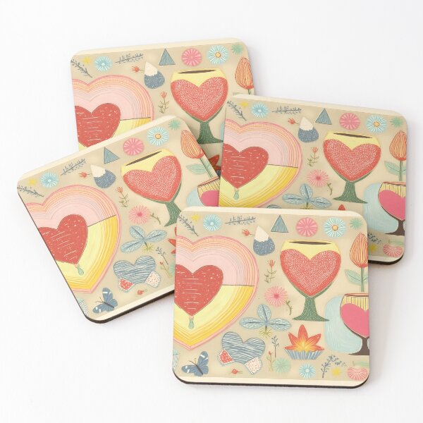 Item preview, Intuitive Heart – Tarot Suit of Cups Design designed and sold by Ju Cabalin.