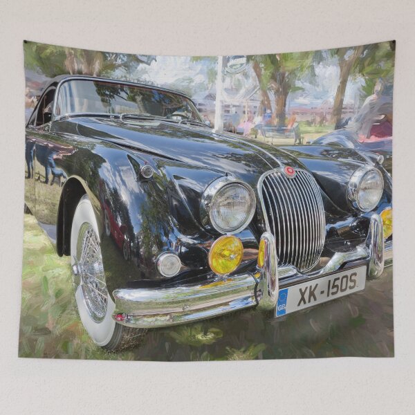 Item preview, 1961 Red Jaguar XK 150 OTS X111 designed and sold by RichFrancoCars.