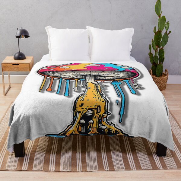 Item preview, Trippy Melting Mushroom designed and sold by SketchNStyle.