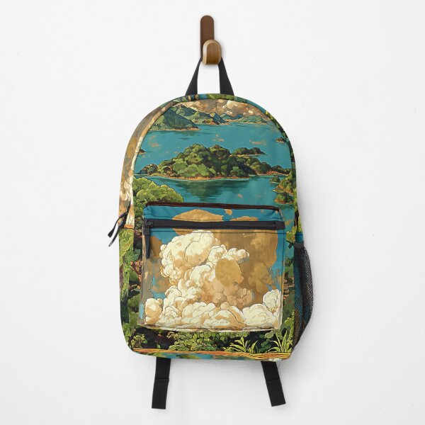 Item preview, Golden Dream Window – Ukiyo-e Fantasy Landscape designed and sold by SteadyRolling.
