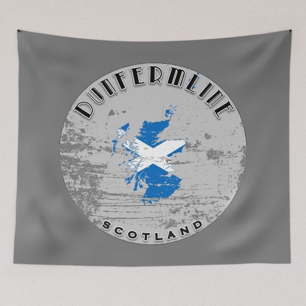 Item preview, Dunfermline Scotland Flag Worn  designed and sold by World Designs.