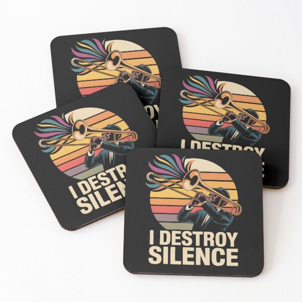 Item preview, I Destroy Silence Recto Trombone designed and sold by AniArtPL.