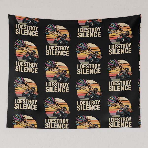 Item preview, I Destroy Silence Recto Trombone designed and sold by AniArtPL.